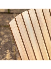 Gallery Home Natural Watson Garden Lounge Chair with Footstool - Image 3 of 5