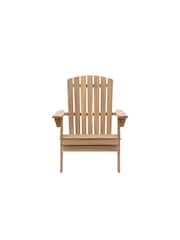 Gallery Home Natural Watson Garden Lounge Chair with Footstool - Image 5 of 5