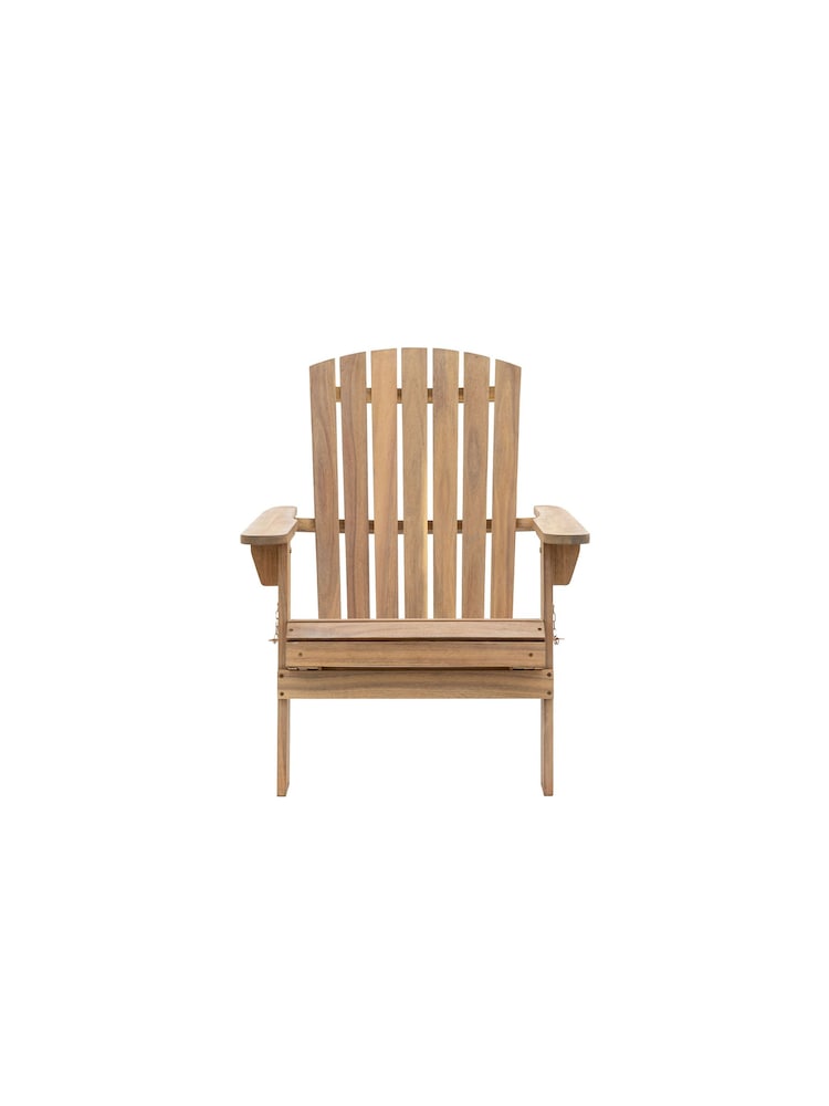 Gallery Home Natural Watson Garden Lounge Chair with Footstool - Image 5 of 5