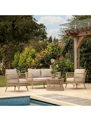 Gallery Home Natural Ovando Garden Lounge Set - Image 1 of 7