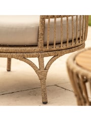 Gallery Home Natural Ovando Garden Lounge Set - Image 3 of 7