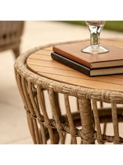 Gallery Home Natural Ovando Garden Lounge Set - Image 6 of 7