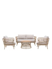 Gallery Home Natural Ovando Garden Lounge Set - Image 7 of 7