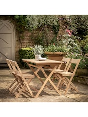 Gallery Home Natural Fairfield Garden Dining Set - Image 1 of 5