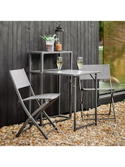 Gallery Home Grey Arlee Garden Balcony Set - Image 1 of 7