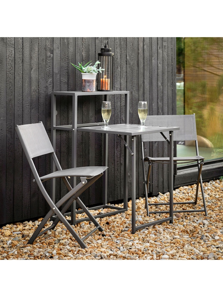 Gallery Home Grey Arlee Garden Balcony Set - Image 1 of 7