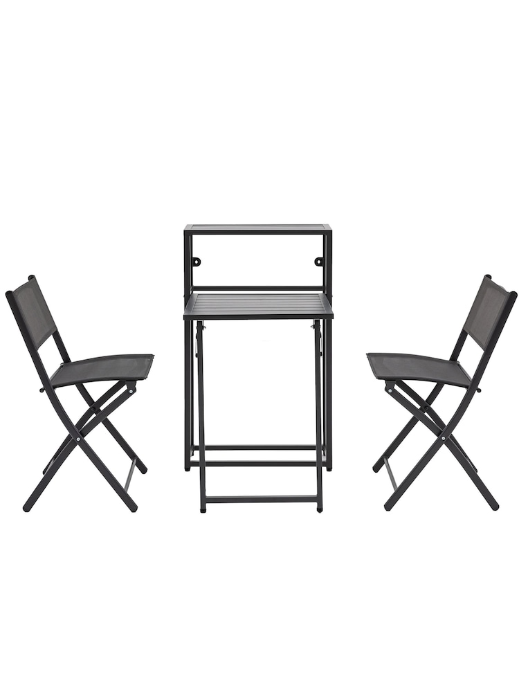 Gallery Home Grey Arlee Garden Balcony Set - Image 6 of 6