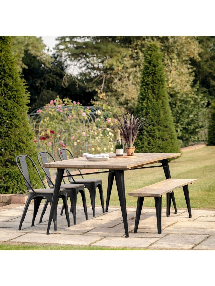 Gallery Home Natural Carney Garden Dining Table - Image 1 of 4