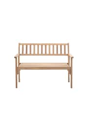 Gallery Home Natural Edgar Garden Bench - Image 10 of 10