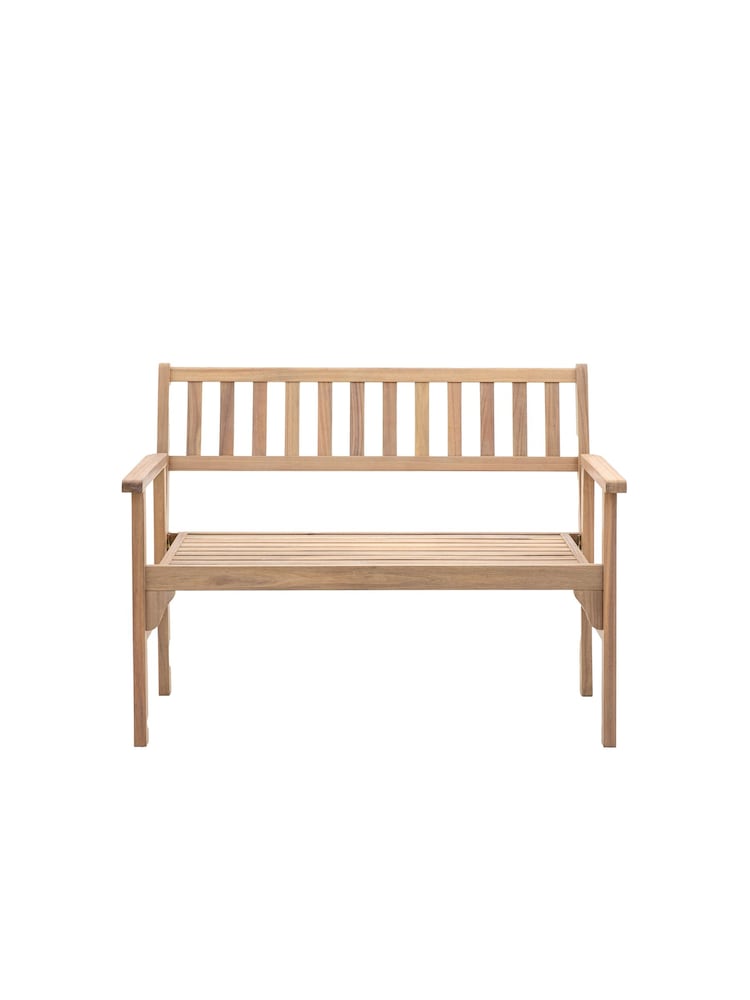 Gallery Home Natural Edgar Garden Bench - Image 10 of 10