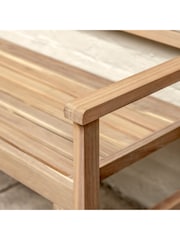 Gallery Home Natural Edgar Garden Bench - Image 5 of 10