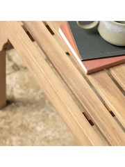 Gallery Home Natural Edgar Garden Bench - Image 6 of 10