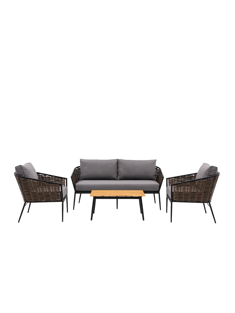 Gallery Home Grey Kewa Garden Lounge Set - Image 8 of 8