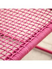 Gallery Home Pink Creston Garden Lounge Chair with Footstool - Image 3 of 8