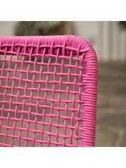 Gallery Home Pink Creston Garden Lounge Chair with Footstool - Image 4 of 8