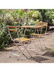 Gallery Home Pink Almira Garden Bistro Set - Image 1 of 6