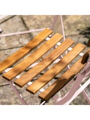 Gallery Home Pink Almira Garden Bistro Set - Image 3 of 6