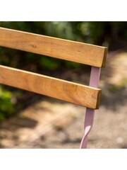 Gallery Home Pink Almira Garden Bistro Set - Image 5 of 6