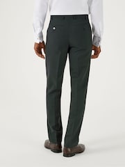 Skopes Green Harcourt Tailored Fit Suit Trousers - Image 2 of 3