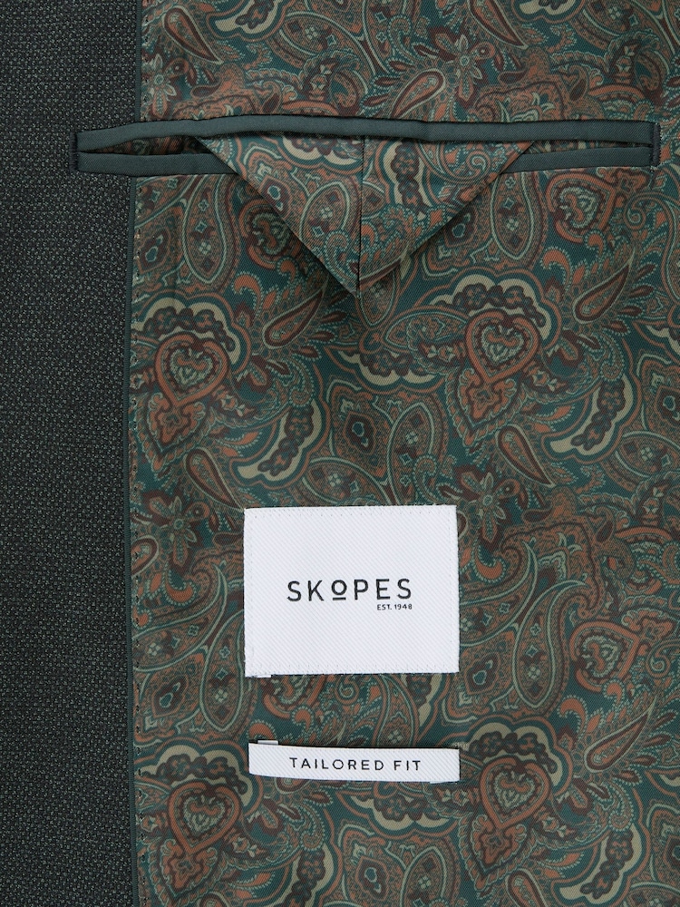 Skopes Sage Green Tailored Harcourt Suit Jacket - Image 7 of 7