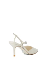 Dune London Cream Companion Bridal Y Back Courts - Image 4 of 6