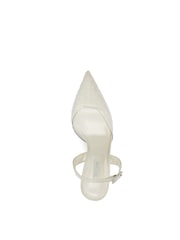 Dune London Cream Divinely Sea Pearl Bridal Slingback Heels - Image 6 of 6