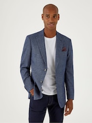 Skopes Blue Tailored Fit Cole Jacket - Image 1 of 1