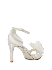 Dune London White Memorise Bridal Corsage Sandals - Image 4 of 6