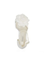 Dune London White Memorise Bridal Corsage Sandals - Image 6 of 6