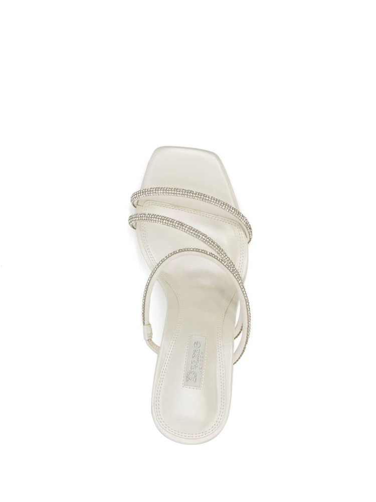 Dune London Cream Moonbeam Bridal Diamanté Wedge Heels - Image 6 of 6