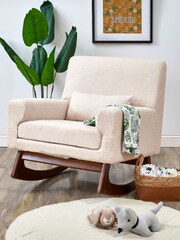 Gaia Baby Biscuit Serena Nursing Rocking Chair with Walnut Legs - Image 1 of 6