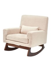 Gaia Baby Biscuit Serena Nursing Rocking Chair with Walnut Legs - Image 3 of 6