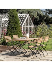 Gallery Home Natural Colbert Garden Dining Set - Image 1 of 5