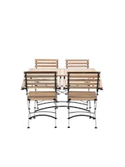 Gallery Home Natural Colbert Garden Dining Set - Image 5 of 5