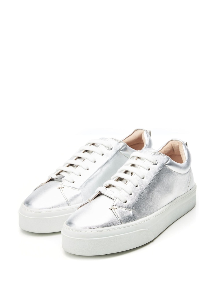 Moda in Pelle Aiyla Chunky Slab Sole Lace-Up Trainers - Image 2 of 4
