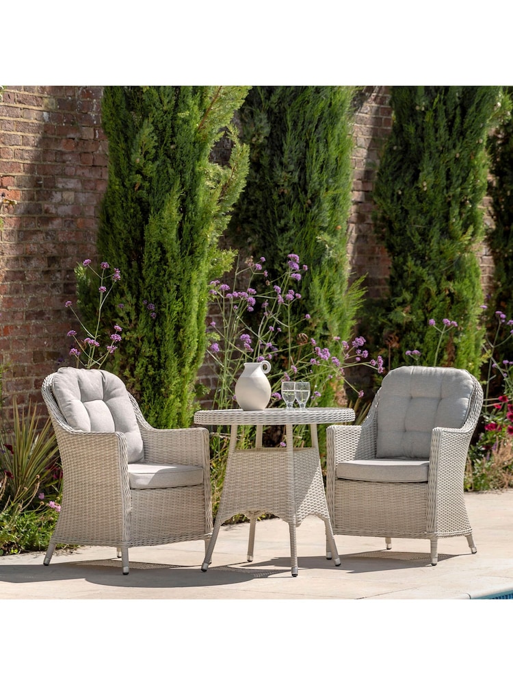 Gallery Home Natural Carbella Garden Bistro Set - Image 1 of 6 Gallery Home Natural Carbella Garden Bistro Set - Image 1 of 6