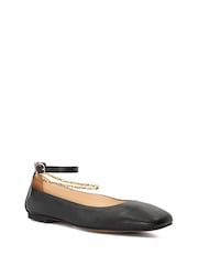 črna - Dune London Halles Ankle Chain Ballet lahki športni copati - Slika 4 iz 6