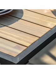Gallery Home Natural Davenport Garden Corner Dining Set - Image 6 of 7
