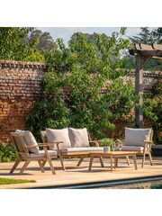Gallery Home Natural Coleman Garden Lounge Set - Image 1 of 7