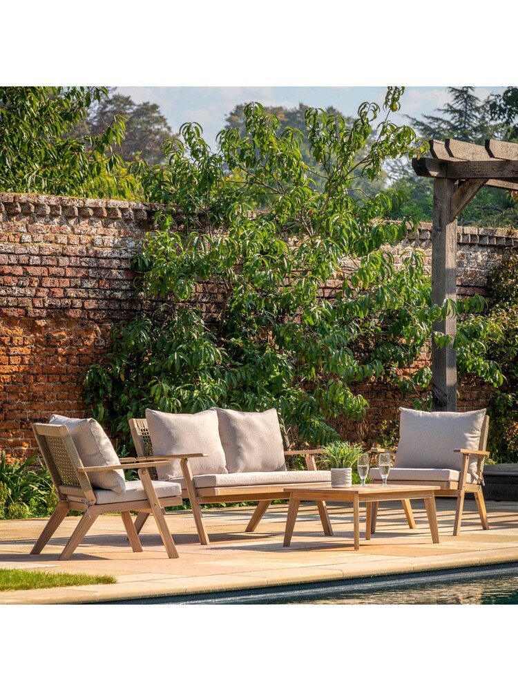 Gallery Home Natural Coleman Garden Lounge Set - Image 1 of 7