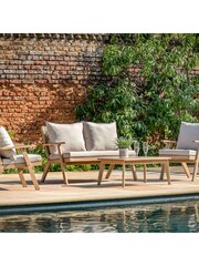Gallery Home Natural Coleman Garden Lounge Set - Image 5 of 7