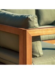 Gallery Home Green Malden Garden Corner Sofa Set - Image 5 of 7