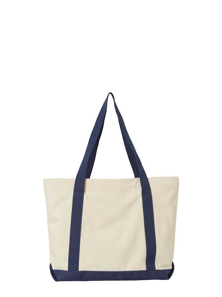 New Balance Blue 100% Cotton Canvas Tote - Image 2 of 3