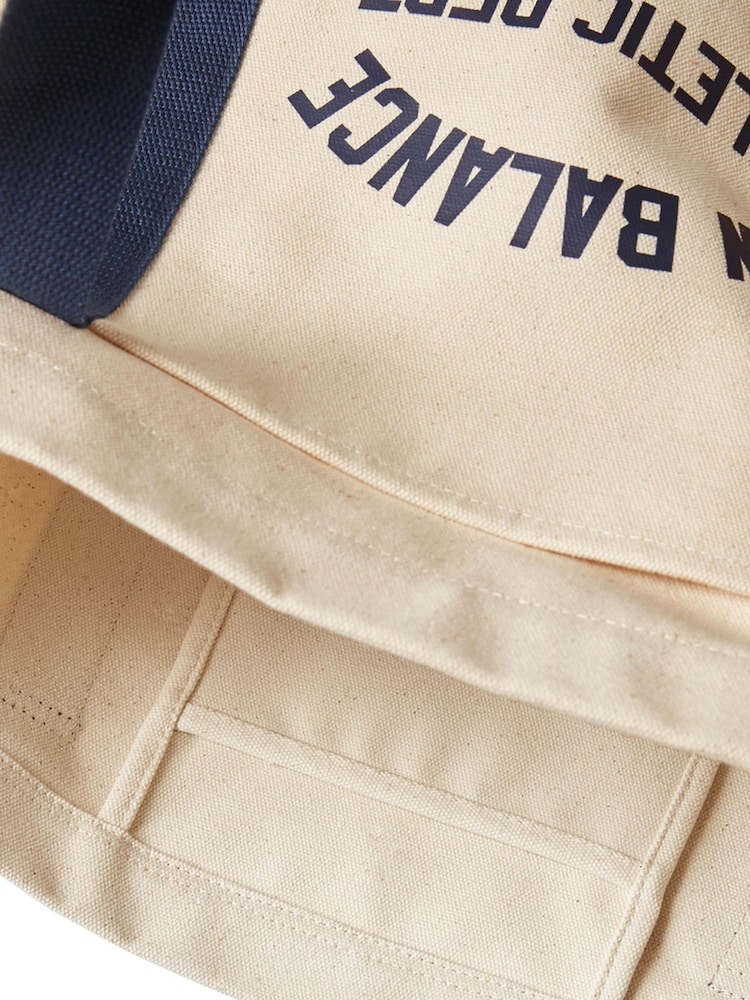 New Balance Blue 100% Cotton Canvas Tote - Image 3 of 3
