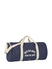 New Balance Blue 100% Cotton Canvas Duffel Bag - Image 1 of 4
