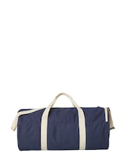New Balance Blue 100% Cotton Canvas Duffel Bag - Image 3 of 4