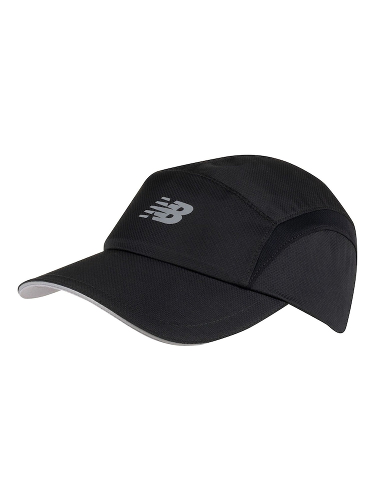 New Balance Black 5 Panel Performance Hat - Image 1 of 3