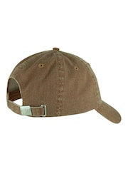 New Balance Tan Brown 100% Cotton 6 Panel Seasonal Hat - Image 2 of 3