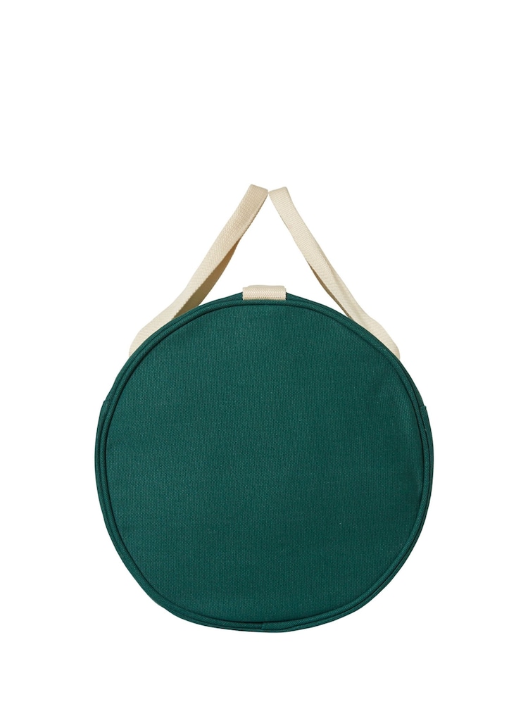 New Balance Green 100% Cotton Canvas Duffel Bag - Image 3 of 3