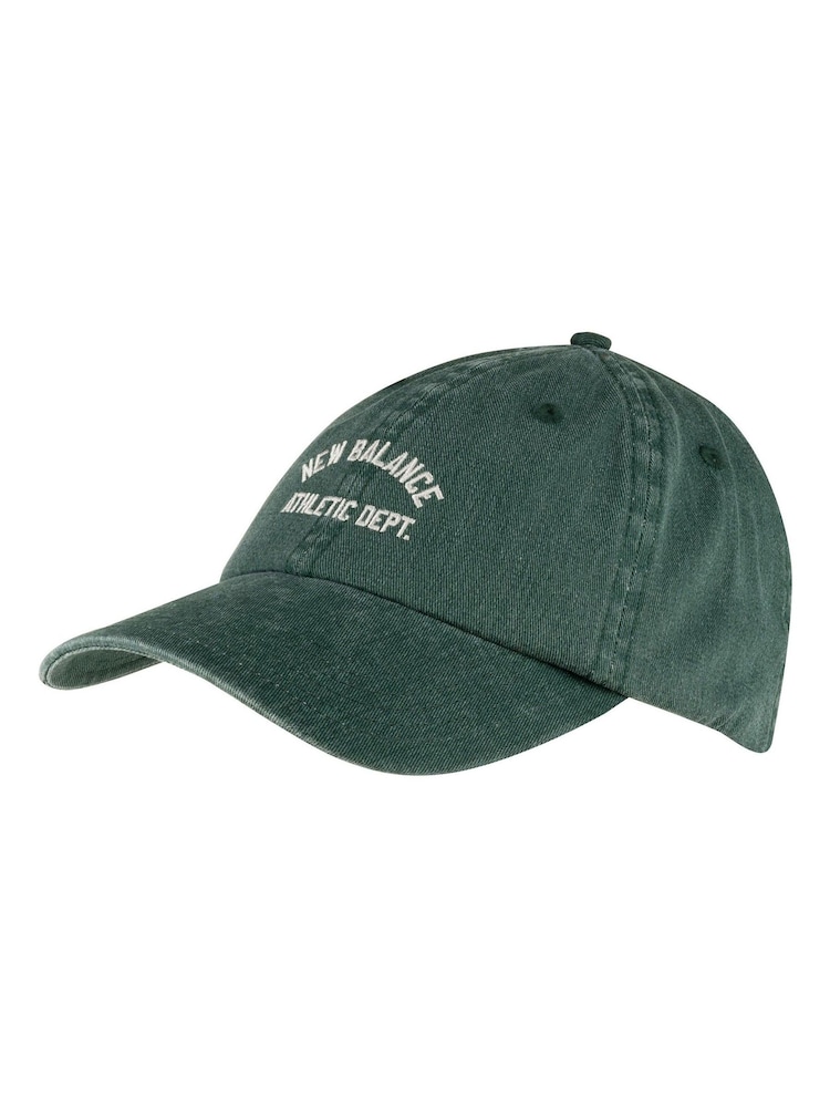 New Balance Green 100% Cotton 6 Panel Seasonal Hat - Image 1 of 3